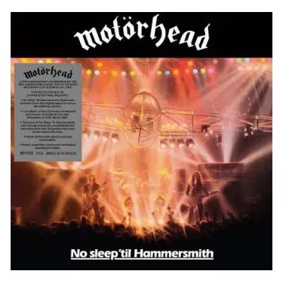 2CD Motörhead: No Sleep 'Til Hammersmith DLX