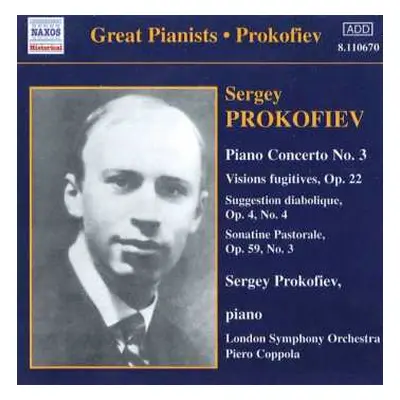 CD Sergei Prokofiev: Prokofiev Plays Prokofiev (Recorded in 1932 and 1935)