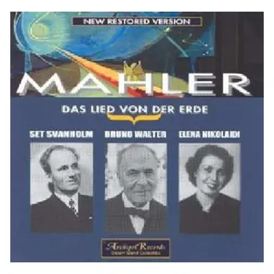 CD Gustav Mahler: Das Lied Von Der Erde