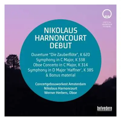 3CD Wolfgang Amadeus Mozart: Nikolaus Harnoncourt Debut - Antrittskonzert Bei Den Mozartwochen S