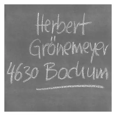 CD Herbert Grönemeyer: 4630 Bochum