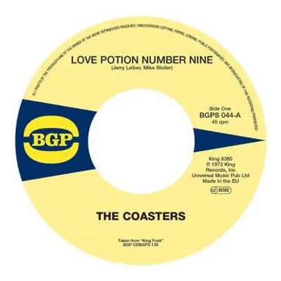 SP The Coasters: Love Potion Number Nine / Cool Jerk