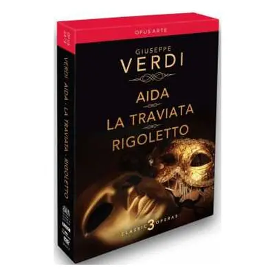 5DVD Giuseppe Verdi: 3 Operngesamtaufnahmen