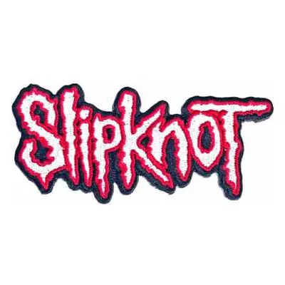 Nášivka Cut-out Logo Slipknot Red Border