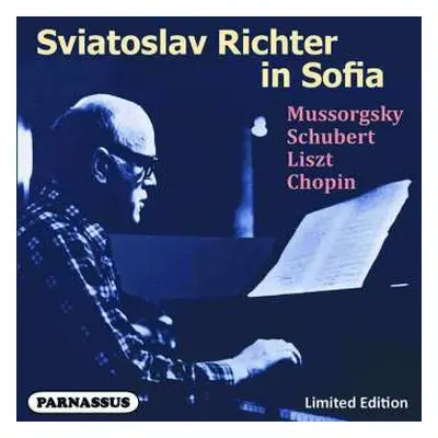 CD Modest Mussorgsky: Svjatoslav Richter In Sofia 1958