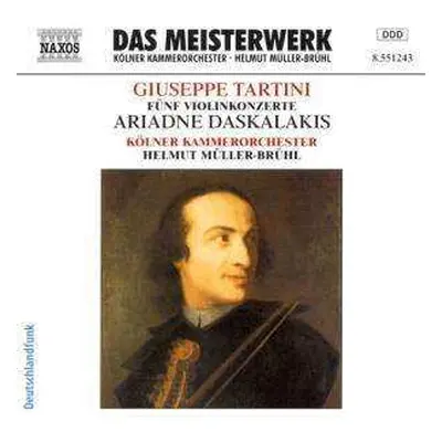 CD Giuseppe Tartini: Fünf Violinkonzerte