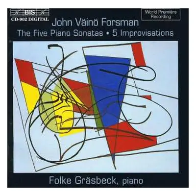 CD Folke Gräsbeck: The Five Piano Sonatas / 5 Improvisations