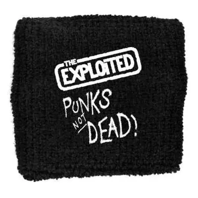 The Exploited Embroidered Wristband: Punks Not Dead (loose)