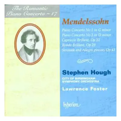 CD Felix Mendelssohn-Bartholdy: Piano Concerto No 1 In G Minor / Piano Concerto No 2 In D Minor 