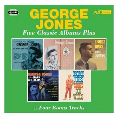 2CD George Jones: Five Classic Albums Plus Four Bonus Tracks