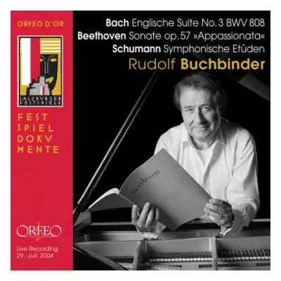 CD Johann Sebastian Bach: Englische Suite No. 3 BWV 808 - Sonate Op. 57 „Appassionata“ - Symphon