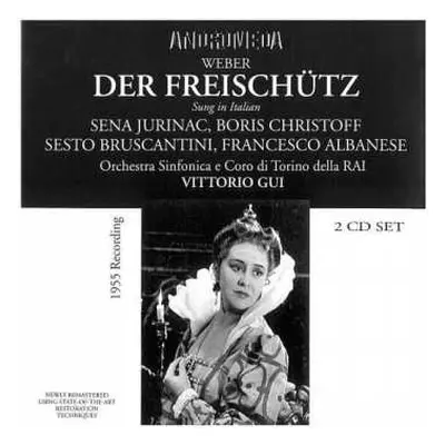 2CD Carl Maria von Weber: Der Freischütz (in Ital.spr.)