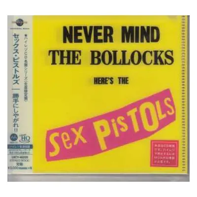 CD Sex Pistols: Never Mind The Bollocks Here's The Sex Pistols LTD