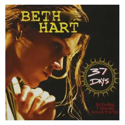 2LP Beth Hart: 37 Days (ltd.2lp 140 Gr.transparent Red Vinyl)