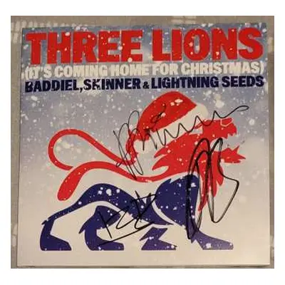 SP Lightning Seeds: Three Lions (It's Coming Home For Christmas) / Three Lions CLR | LTD