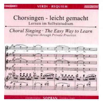 CD Giuseppe Verdi: Chorsingen Leicht Gemacht:verdi,requiem