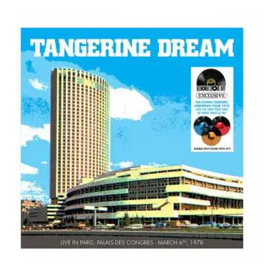 3LP Tangerine Dream: Live Au Palais Des Congres 1978 (coloured Vinyl)