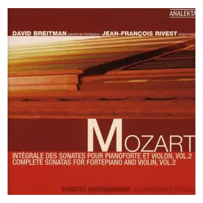 2CD Wolfgang Amadeus Mozart: Sonaten Für Violine & Klavier Vol.2