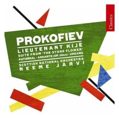 CD Sergei Prokofiev: Lieutenant Kijé / Suite From The Stone Flower / Autumnal / Andante (Op. 50B