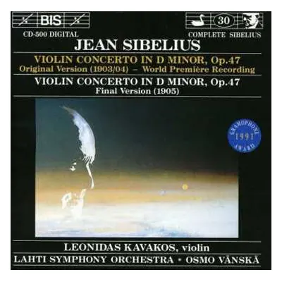 CD نيسم جلال: Violin Concerto In D Minor, Op. 47 (Both Versions)