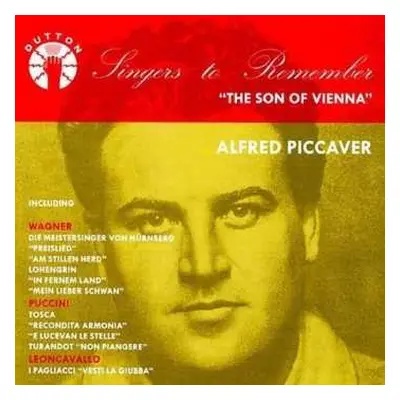 CD Alfred Piccaver: The Son Of Vienna