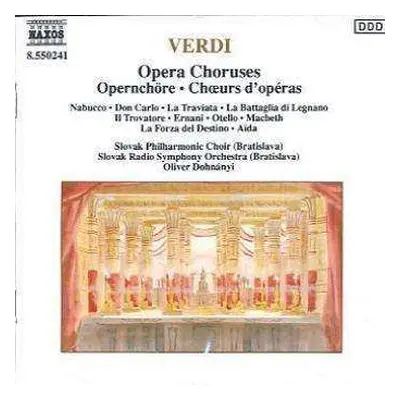 CD Giuseppe Verdi: Opera Choruses