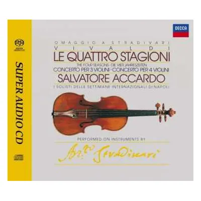 SACD Antonio Vivaldi: Le Quattro Stagioni, Concertos For 3 & 4 Violins LTD | NUM