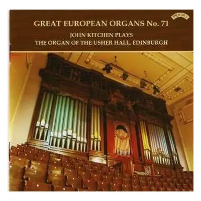 CD Alfred Hollins: Große Europäische Orgeln Vol.71