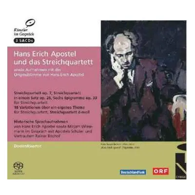 3SACD Hans Erich Apostel: Hans Erich Apostel Und Das Streichquartett