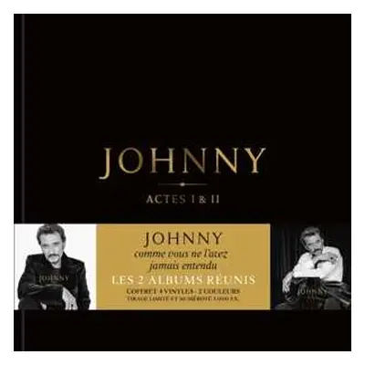 4LP/Box Set Johnny Hallyday: Actes I & II LTD | NUM | CLR