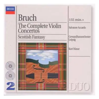 2CD Max Bruch: Die 3 Violinkonzerte / Schottische Fantasie