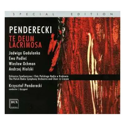 CD Krzysztof Penderecki: Te Deum - Lacrimosa