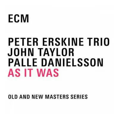 4CD/Box Set The Peter Erskine Trio: As It Was