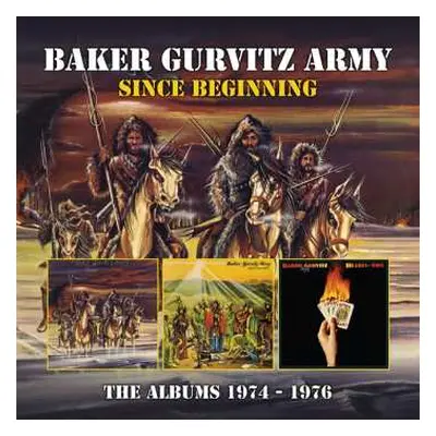 3CD/Box Set Baker Gurvitz Army: Since Beginning (The Albums 1974-1976)