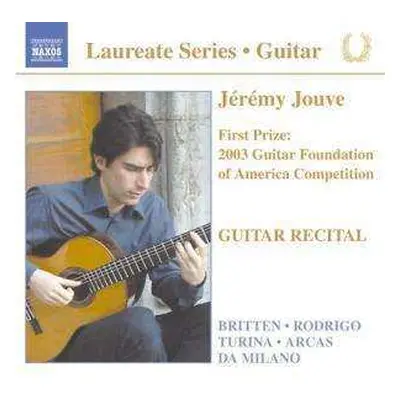 CD Jérémy Jouve: Guitar Recital