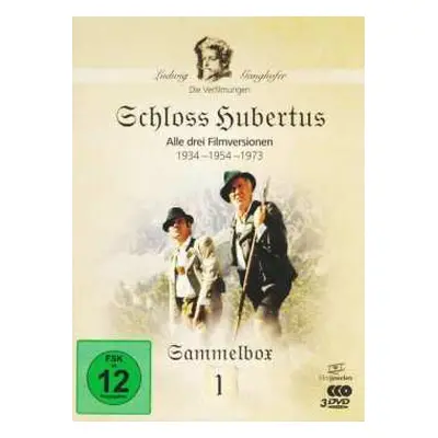 3DVD Various: Die Ganghofer Verfilmungen Box 1: Schloss Hubertus