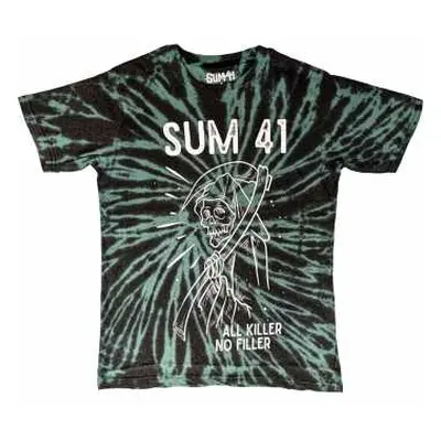 Sum 41 Unisex T-shirt: Reaper (wash Collection) (large) L