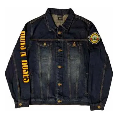 Guns N' Roses Unisex Denim Jacket: Appetite For Destruction (back Print) (large) L