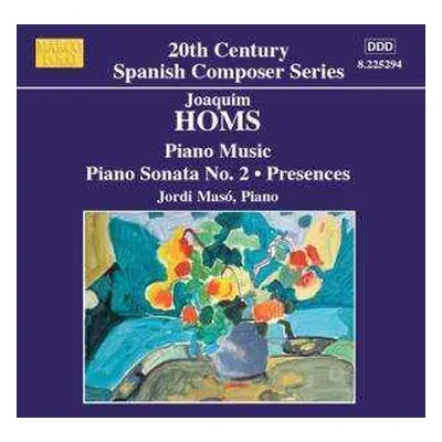 CD Jordi Masó: Piano Music: Piano Sonata No. 2 • Presences