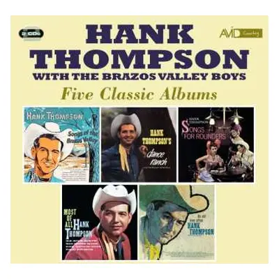 2CD Hank Thompson and His Brazos Valley Boys: Five Classic Albums