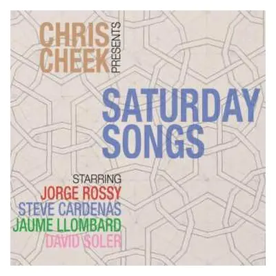 CD Chris Cheek: Saturday Songs DIGI