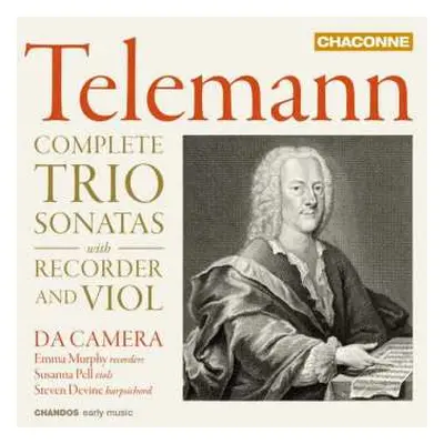 CD Georg Philipp Telemann: Complete Trio Sonatas With Recorder And Viol