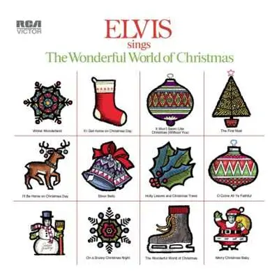 LP Elvis Presley: Elvis Sings The Wonderful World Of Christmas