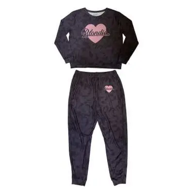 Blondie Ladies Pyjamas: Heart Of Glass (x-small) XS