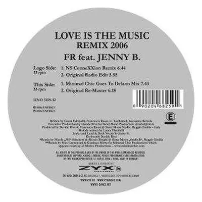 LP Fr: Love Is The Music-remix