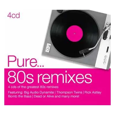 4CD Various: Pure... 80s Remixes