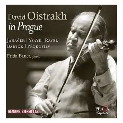 CD Janacek: David Oistrach In Prague