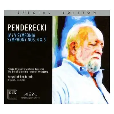 CD Krzysztof Penderecki: Symphonien Nr.4 "adagio" & Nr.5 "korean"