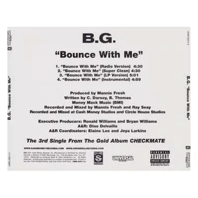 LP B.G.: Bounce With Me