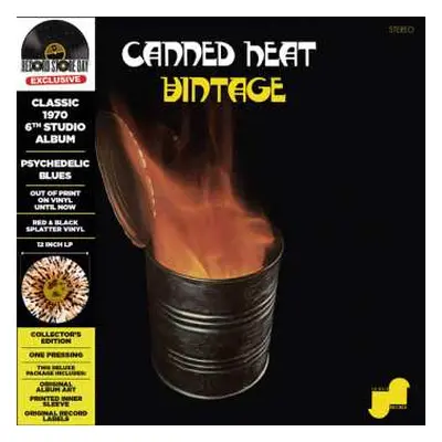 LP/CD Canned Heat: Vintage (splatter Orange/noir Vinyl +cd)